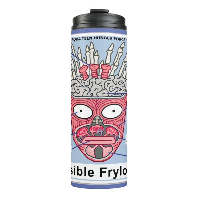 Aqua Teen Hunger Sichtbare Frylock Poster Thermosbecher (Vorderseite)