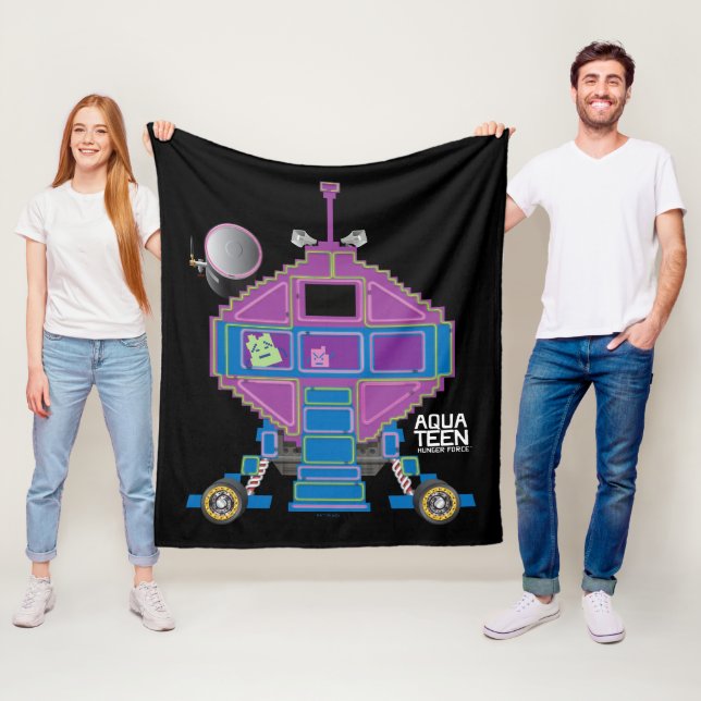Aqua Teen Hungerfestungen Fleecedecke (Beispiel)