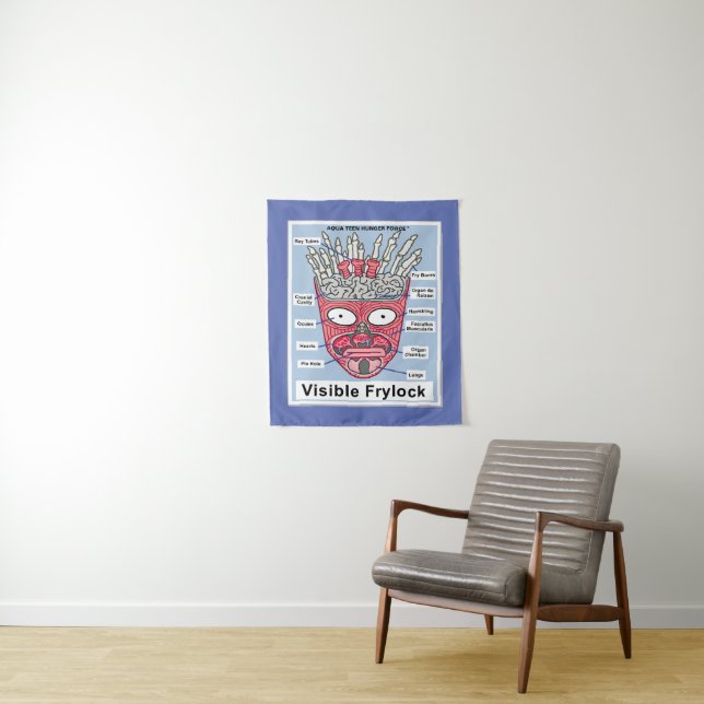 Aqua Teen Hungerfestungen Frylock Poster Wandteppich (Beispiel)
