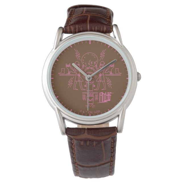 Aqua Teen Hungerfestungen Hieroglyphics Armbanduhr (Vorderseite)