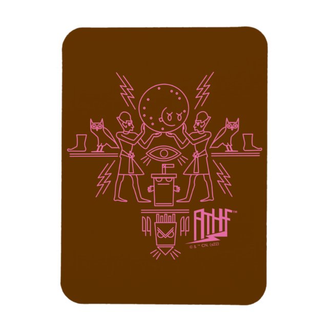 Aqua Teen Hungerfestungen Hieroglyphics Magnet (Vertikal)