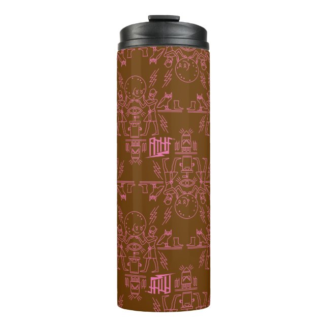 Aqua Teen Hungerfestungen Hieroglyphics Thermosbecher (Vorderseite)
