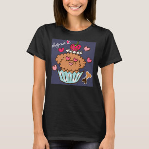 Aqua The Poodle ! Marineblau T-Shirt