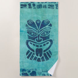Aqua Tiki Beach Towel Strandtuch