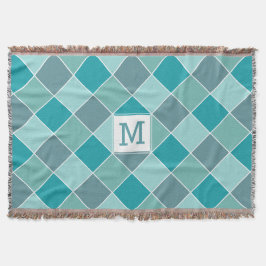 Aqua Tiles, kundenspezifische Mono-Wurfdecke Decke