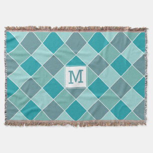 Aqua Tiles, kundenspezifische Mono-Wurfdecke Decke