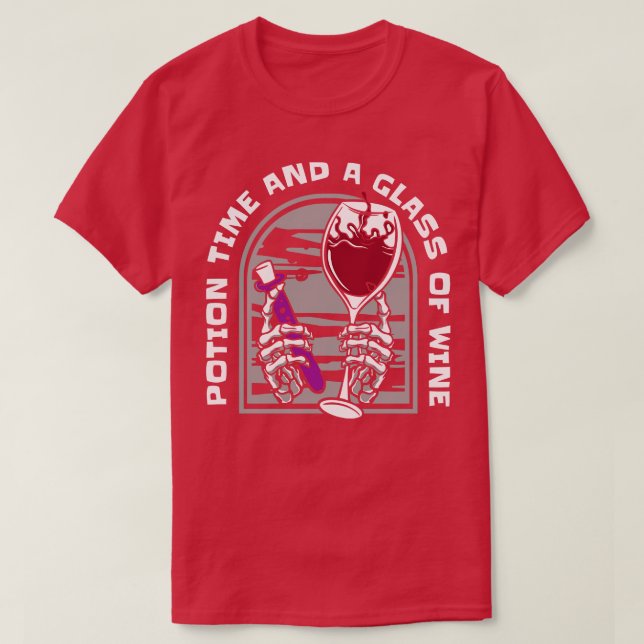 Aqua Tofana Wine Drink Mystery Liebe T-Shirt (Design vorne)