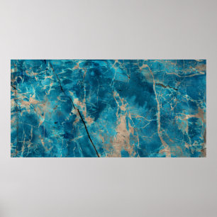 Aqua tononyx marmor poster