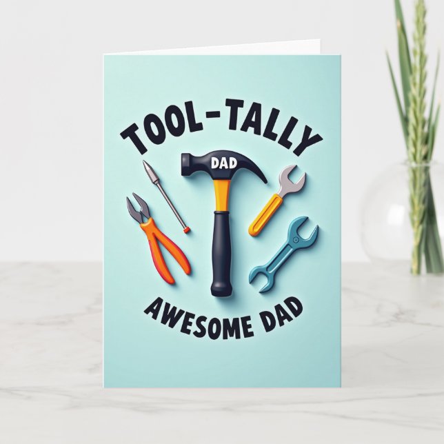 Aqua Tools Vatertagskarte Karte (Vorderseite)