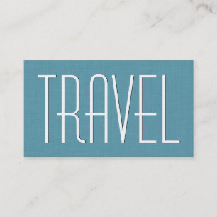 Aqua TRAVEL AGENCY Simple Style V63H Visitenkarte