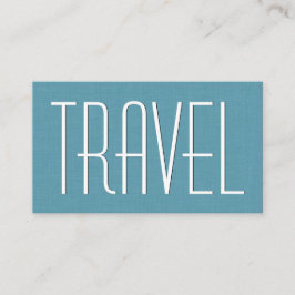 Aqua TRAVEL AGENCY Simple Style V63H Visitenkarte