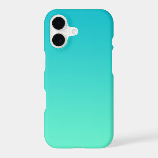 Aqua Türkis Ombre Verlauf, minimalistisches Modern