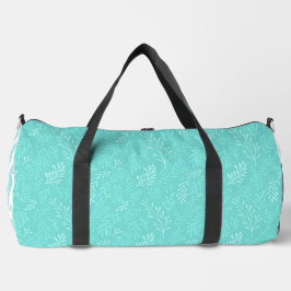 AQUA TURQUOISE SEEPFERD UND UNTERSEETHEMEN DUFFLE BAG