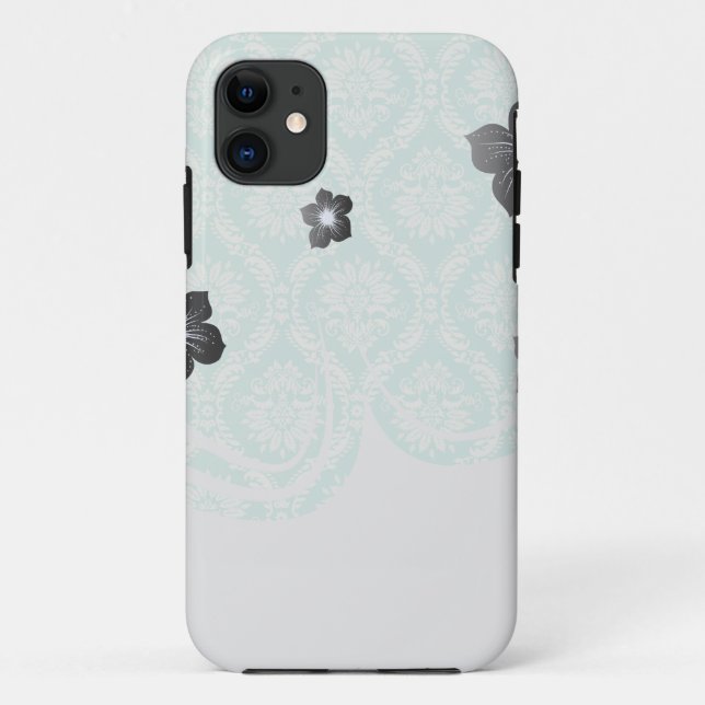 Aqua und Creme Flex Case-Mate iPhone Hülle (Rückseite)