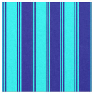 Aqua- und Dunkelblau-gefärbtes Liner-/Streifenmust Stoff