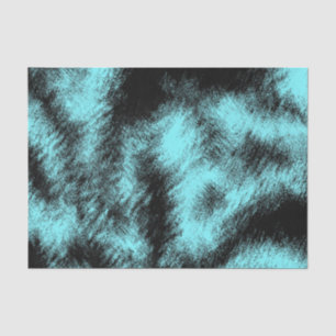 Aqua- und moderne schwarze Kunst Seidenpapier