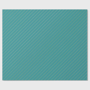 Aqua- und Türkis-Weihnachtspapier mit goldenen Akz Geschenkpapier
