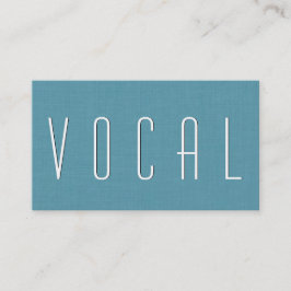 Aqua VOCAL COACH Simple Style V52 Visitenkarte