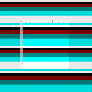 Aqua, weiß, schwarz, dunkelrot und dunkelbraun stoff