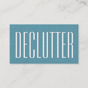 Aqua ZUHAUSE ORGANIZER Theme Simple Style V63J Visitenkarte