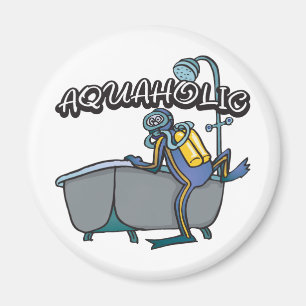 Aquaholic SCUBA Magnet