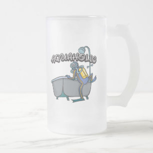 Aquaholic UNTERWASSERATEMGERÄT Mattglas Bierglas