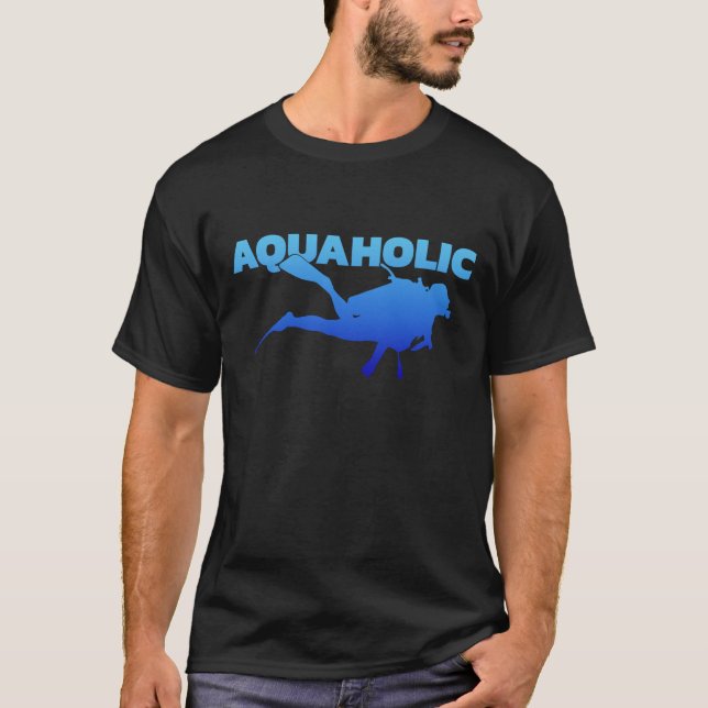 Aquaholisch T-Shirt (Vorderseite)