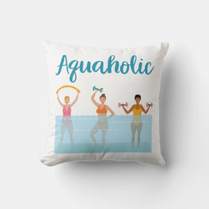 Aquaholische Aquädukte Kissen