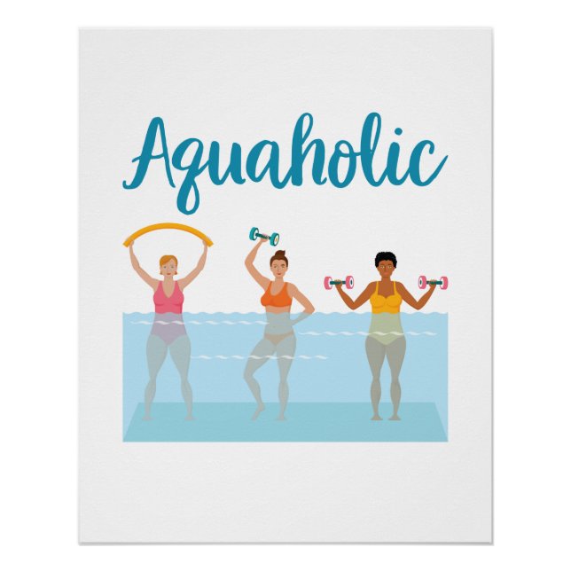 Aquaholische Aquädukte Poster (Vorderseite)