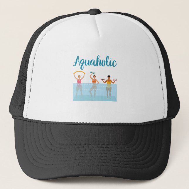 Aquaholische Aquädukte Truckerkappe (Vorderseite)