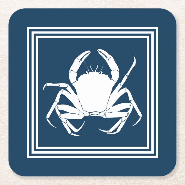 Aquakulturdesign Rechteckiger Pappuntersetzer (Vorderseite)