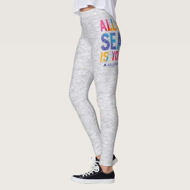 Aquaman | "alle i-Meer ist Sie" buntes Paisley Leggings (Links)