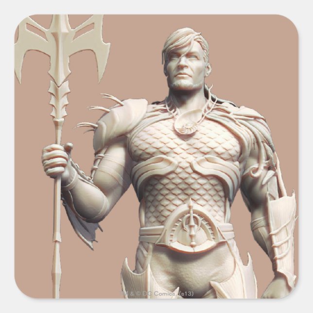Aquaman Alternate Quadratischer Aufkleber (Vorderseite)