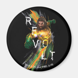Aquaman   Aquaman "Aufruhr-" gebrochene Grafik Magnet