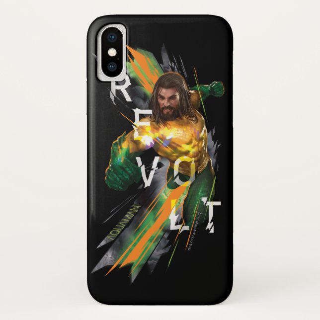Aquaman | Aquaman "Revolt" Refrakted Graphic Case-Mate iPhone Hülle (Rückseite)