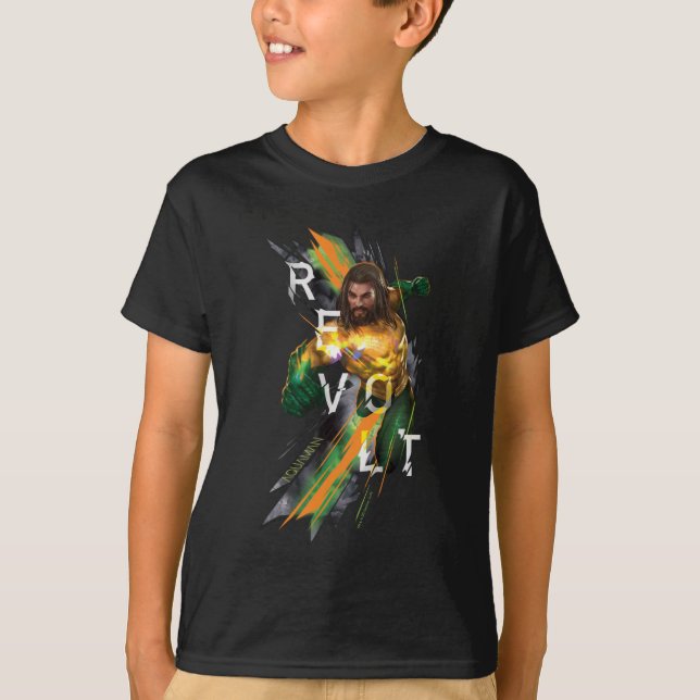 Aquaman | Aquaman "Revolt" Refrakted Graphic T-Shirt (Vorderseite)