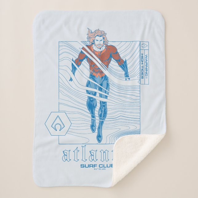 Aquaman - Atlantis Surf Club Sherpadecke (Vorderseite)