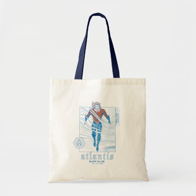 Aquaman - Atlantis Surf Club Tragetasche (Vorne)