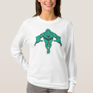 Aquaman beim Vorwärtsstürmen - Türkis T-Shirt
