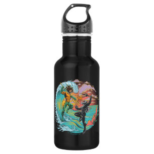 Aquaman & Black Manta Gezeitenwelle Edelstahlflasche