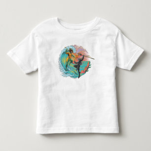 Aquaman & Black Manta Gezeitenwelle Kleinkind T-shirt