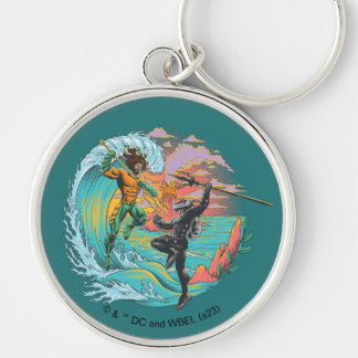 Aquaman & Black Manta Gezeitenwelle Schlüsselanhänger