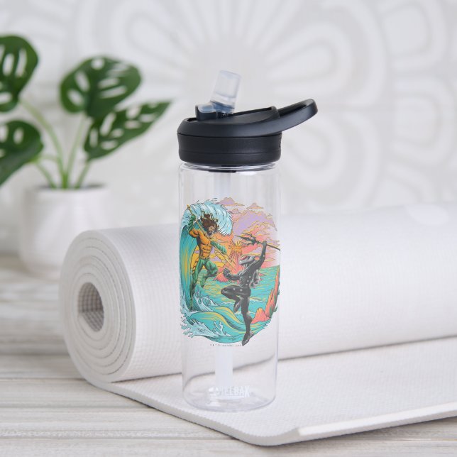 Aquaman & Black Manta Gezeitenwelle Trinkflasche (Yoga)