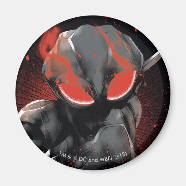 Aquaman | Black Manta Red Swipe Graphic Magnet (Vorne)