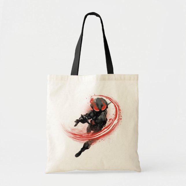 Aquaman | Black Manta Red Swipe Graphic Tragetasche (Vorne)
