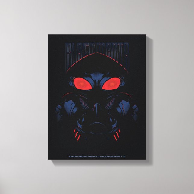 Aquaman | Black Manta Shadowy Graphic Leinwanddruck (Vorderseite)