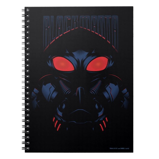 Aquaman Black Manta Shadowy Graphic Notizblock (Vorderseite)