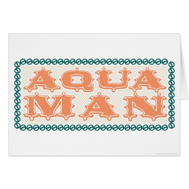 Aquaman C'est Showtime ! Lettres (Devant horizontal)