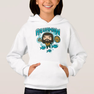 Aquaman Chibi Aquaman Undersea Graphic Hoodie