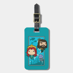 Aquaman Chibi Mera & Aquaman Undersea Graphic Gepäckanhänger